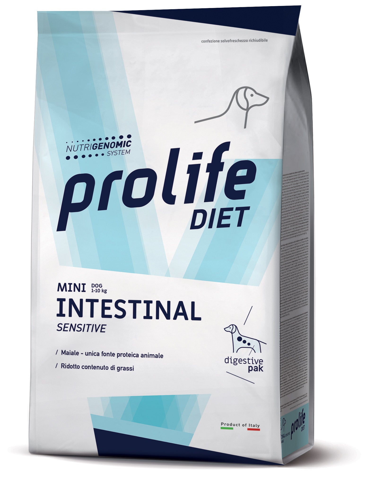 Prolife Diet Mini Intestinal Sensitive 5kg - Crocchette per Cani Prolife Diet Mini Intestinal Sensitive 5kg - Crocchette per Cani